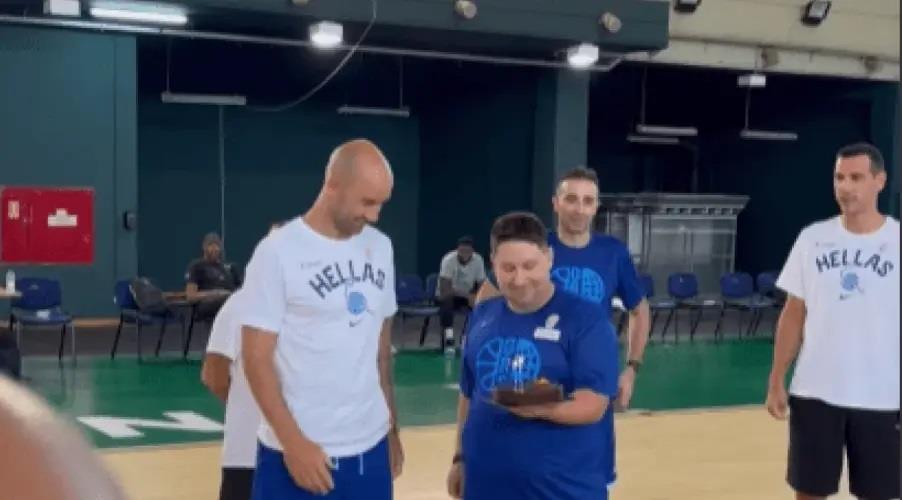 Ο Σπανούλης για τα γενέθλια του ευχήθηκε μετάλλιο με την Εθνική και Euroleague με τη Μονακό