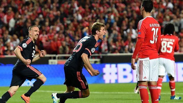 Η Μπάγερν μετά το 2-2 με την Μπενφίκα στη Λισαβόνα προκρίθηκε στα ημιτελικά του Champions League για 5η φορά στα τελευταία 6 χρόνια. Γιορτή στο "Εστάντιο ντα Λουζ" παρά τον αποκλεισμό