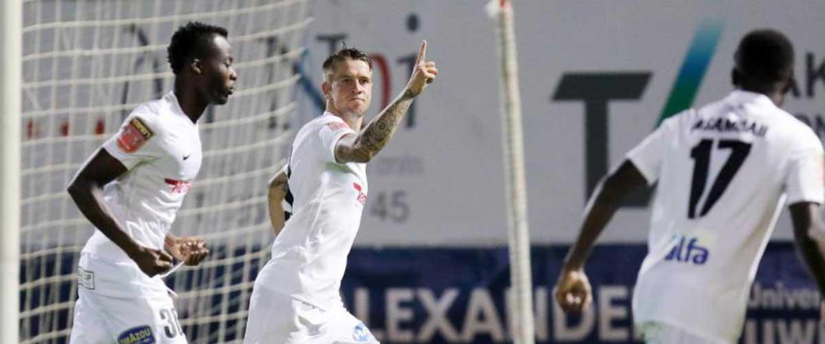 Απέναντι στην Αλκή (5-0) πέτυχε τα πρώτα γκολ και πήρε την πρώτη νίκη της μακριά από το «Μακάρειο»