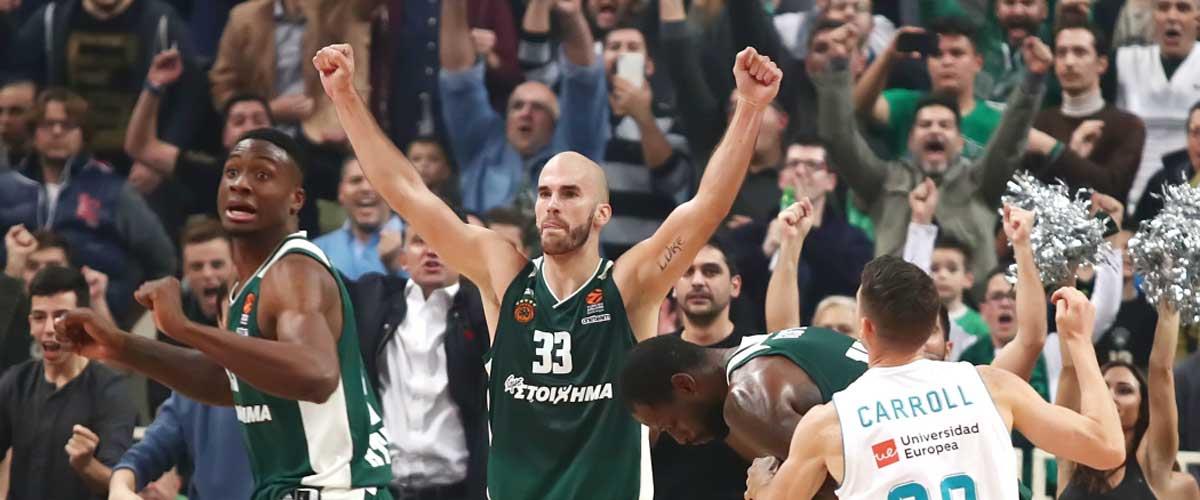 Το «κάστρο» του ΟΑΚΑ έμεινε όρθιο και... κατάπιε την Ρεάλ, με τον Παναθηναϊκό να κάνει εφιάλτη το δεύτερο ημίχρονο για τους Μαδριλένους. 