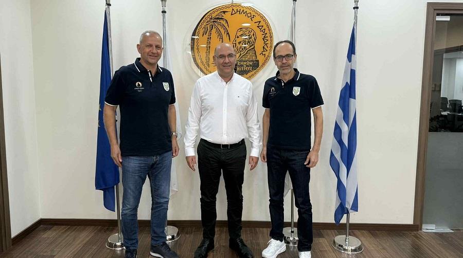 Την πιθανότητα ανάληψης των ΑΜΚΕ 2031 από τη Λάρνακα συζήτησαν Δήμαρχος και ΚΟΕ Την πιθανότητα ανάληψης των ΑΜΚΕ 2031 από τη Λάρνακα συζήτησαν Δήμαρχος και ΚΟΕ