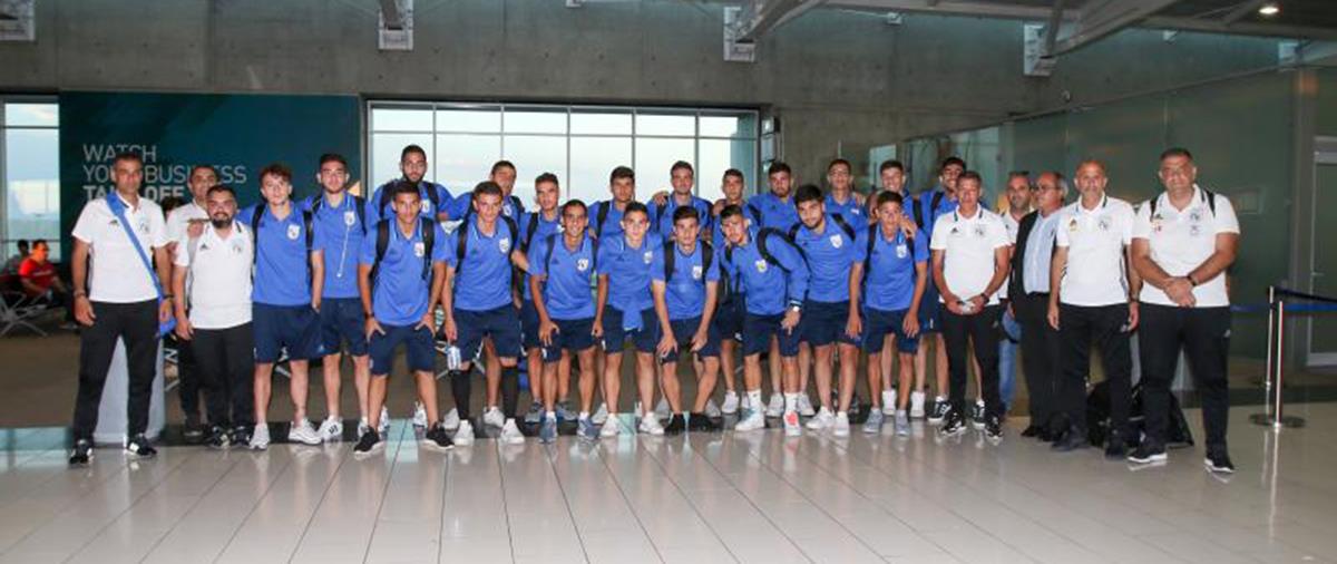 Η αποστολή της Εθνικής Νέων U19 που βρίσκεται στη Βουλγαρία