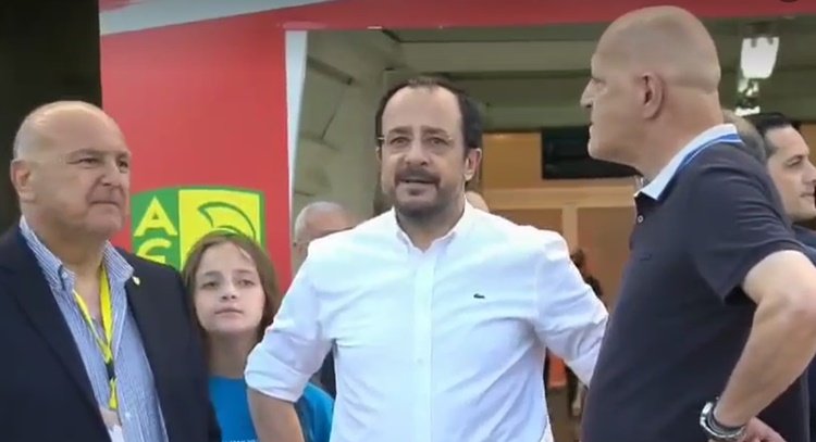 Στο ΓΣΠ ο Πρόεδρος Χριστοδουλίδης για τον τελικό Κυπέλλου