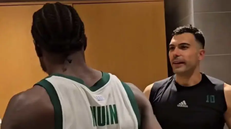 ΒΙΝΤΕΟ: Το «who is MVP» του Σλούκα για τον Ναν στα αποδυτήρια